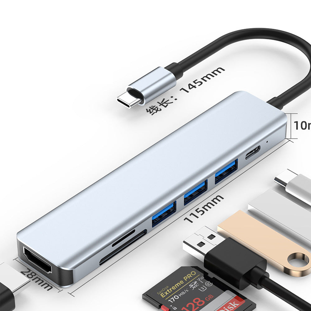 multi-interface docking station type c hub3.0usb expander gigabit notebook converter docking station