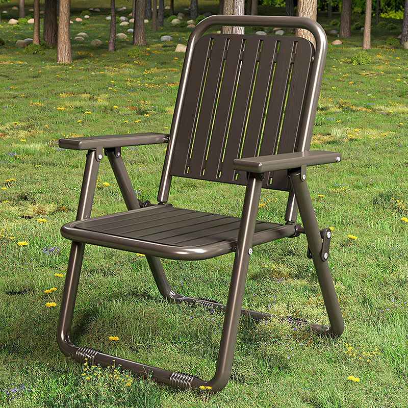 New arrival outdoor armchair courtyard office chair balcony chess and card casual back chair foldable outdoor casual living room