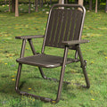 New arrival outdoor armchair courtyard office chair balcony chess and card casual back chair foldable outdoor casual living room