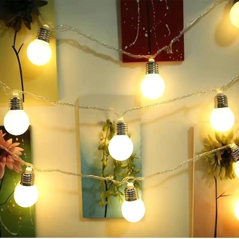 Cross-border LEDG50 solar ball lights flashing Christmas lights holiday wedding layout outdoor lighting decorative lights