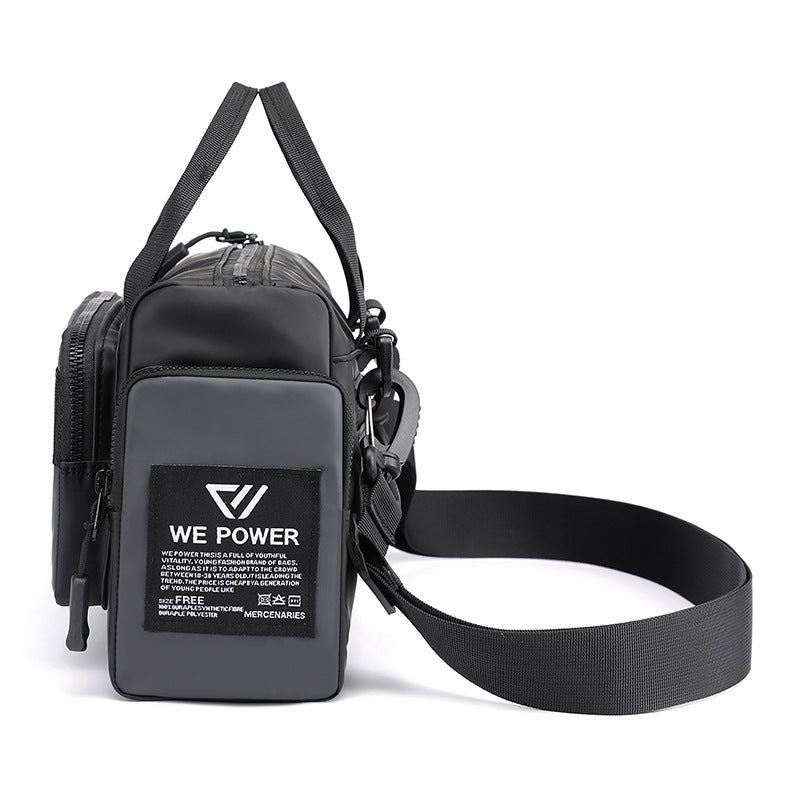New men's trendy shoulder bag casual portable messenger bag outdoor sports messenger bag business briefcase wholesale