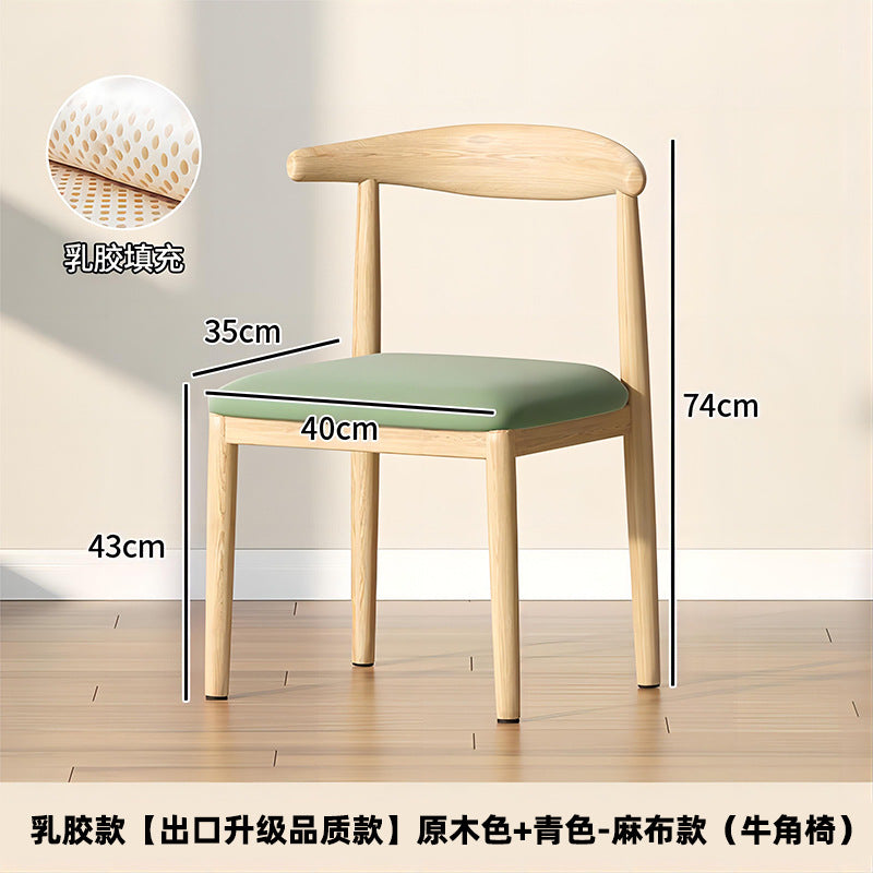 For homedining chair backrestcommercial horn restaurant tea chair taishi chair comfortable sitting tea table restaurant dining table stool