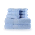 Towel and bath towel set, low lint, customizable with logo. suitable for hotels, b&bs, and beauty salons. vacuum-sealed packaging, dropshipping available, and barcode labeling