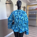 European and american cross-border women's fashion:  summer new arrivals - sweet & fresh floral print, cinched waist, lantern sleeve, short dress