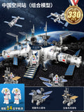 Kids rocket space shuttle toy long march 5 tiangong space station spaceship lunar rover assemble model