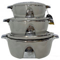 1.5l-2.5l-4.0l food warmer containerforeign trade 3pcs thermal insulation box set