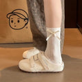Thick sole birkenstock shoes toe half slippers women's summer outwear 2026new arrivaleasiest for matchretro slip-on lazy white shoes