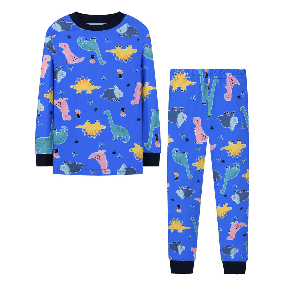 Aliexpress  kids' pajama set - autumn/winter, fun zoo design, boys' long sleeve loungewear set