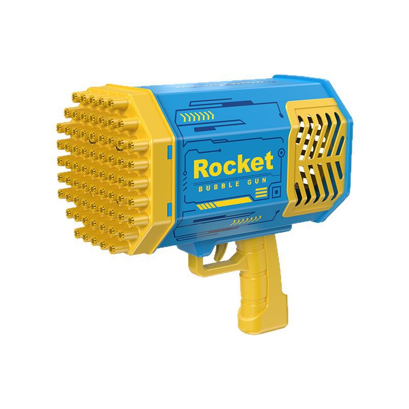 export 69-hole bazooka bubble gun bubble blowing toy large handheld automatic electric kids bubble machine
