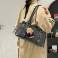 Vintage niche underarm bag 2025 new autumn/winter fashion korean style handbag commuter bag versatile large capacity tote bag