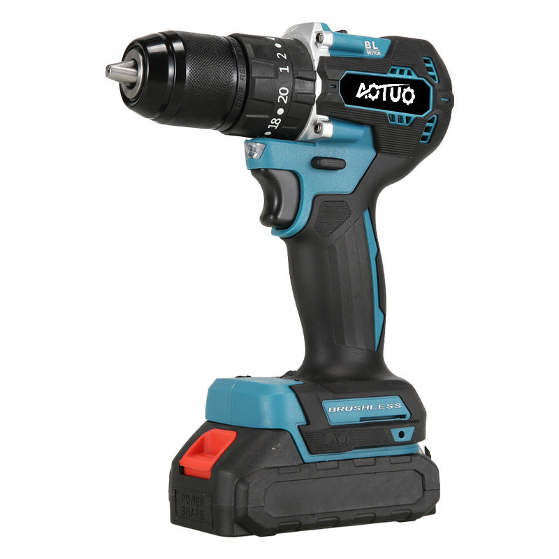 Brushless large torque hand drill high power woodworking installation electric screwdriver handheld high speed cordless impact drill