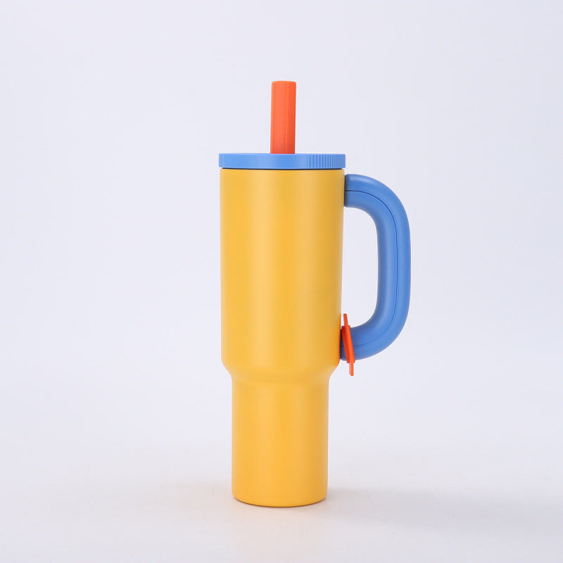 Direct from the source: customizable 40oz stainless steel tumblers for cross-border e-commerce. high-value, large-capacity tumblers with stylish handles - wholesale available