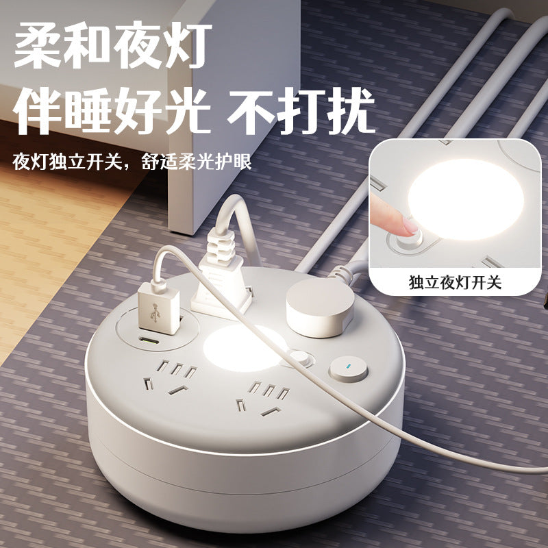For home can store cord socket multi-function power strip student dormitory multi-hole usb power strip power strip drag power strip