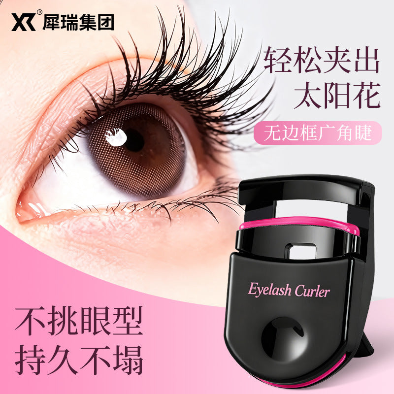 Rhino lady eyelash curler - no pinch, manual eyelash curling tool, mini wide angle eyelash curler, eyelash specific tool