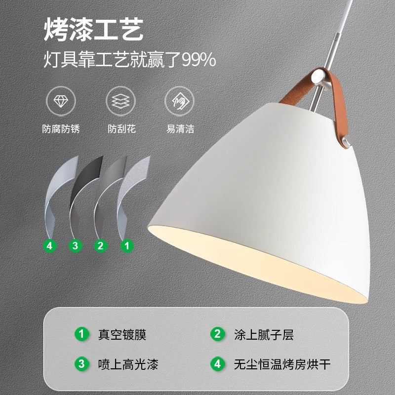 Circle of Light Restaurant Chandelier Nordic New Dining Table Bar Lighting Modern Simple Living Room Dining Room Main Light 1