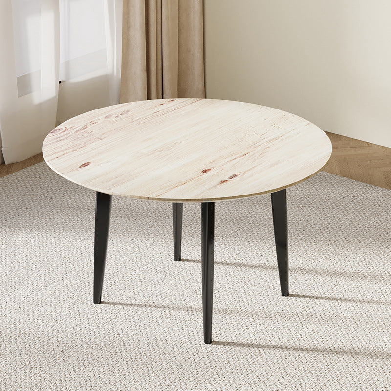 Source factory personalized home folding dining table casual round table accessible luxury telescopic small apartment for home modern dining table