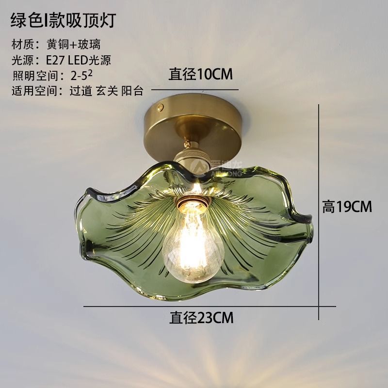 Aisle light corridor light led modern casual cream frenchaccessible luxury crystal light entrance porch balcony ceiling light