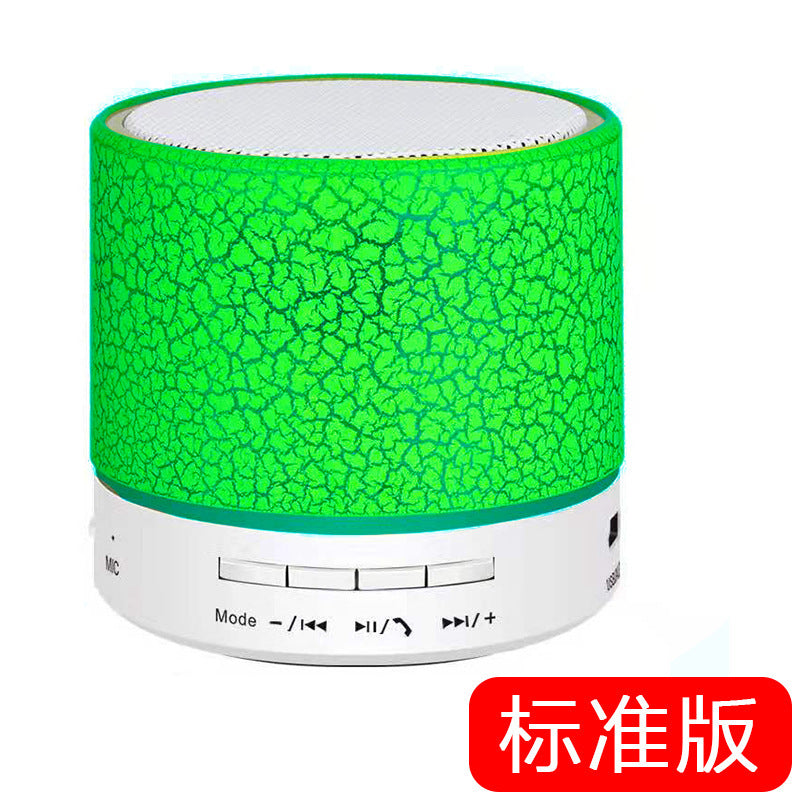 Cracked a9 wireless bluetooth speaker - iron horn stereo sound, outdoor mini portable, card slot, new bass gift box