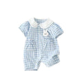 Summer super cute baby clothes summer clothes for small months to go out cute western style baby girl thin short-sleeved one-piece