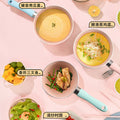 Mini kitchen soup pot for homekids play house omelette pot induction cooker neutral food supplement pot suit pot wholesale