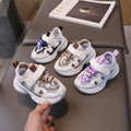 summer new arrivals: kids' cartoon sandals - single mesh, hollow-out frame, athletic sandals for boys and girls - cute mesh shoes