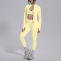 Seamless cross-border yoga set: tummy control, slimming, quick-dry activewear for fitness, outdoor leisure, running, and sports - multi-piece set