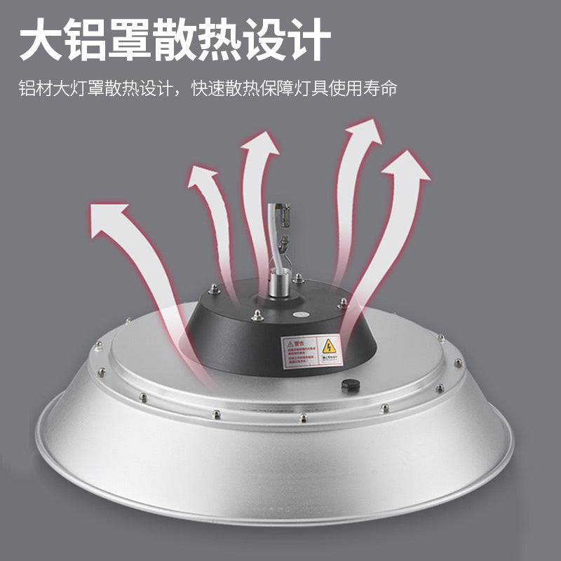 Three-proof led high bay light factory RV room warehouse special lighting industrial chandelier high-power warehouse lampshade