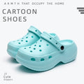Women's clogs - new summer collection: thick-soled, anti-slip beach sandals with closed toe for adults. perfect for the beach and everyday wear