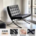 Light luxury single casual chair barcelona sofa chair designer normcore living room balcony lazy sofa chair stool
