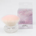 Crystal lamp-mushroom head-beige bottom gradient powder head makeup brush+pvc packaging