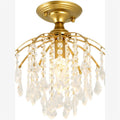 Modern minimalist creative hallway entryway ceiling light, light luxury crystal italian style popular corridor balcony walk-in closet lighting fixture