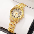 New arrival hot selling cross-border watches - alloy quartz watches with diamond accents, full diamond women's watches - dropshipping available
