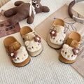 Kids' birkenstock-inspired slides - new autumn 2026 collection: cute cartoon hello kitty design, comfortable, non-slip, closed-toe birkenstock-style slides