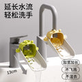 Kids faucet extension baby long wash extension handy gadget cartoon silicone neutralcute splash-proof water sink