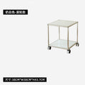 Luxury-style multi-functional steel corner table for living room or study - silent, mobile side table for home use, perfect for sofa side