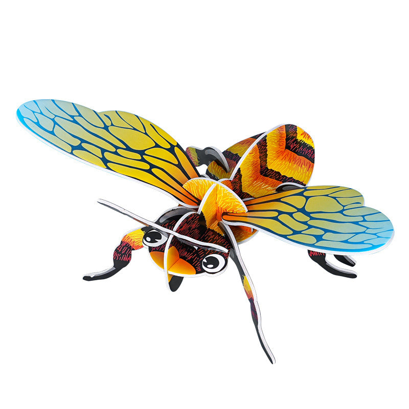 KT bee, technology small production handmade DIY primary school students insect cognition puzzle science experiment classroom material package