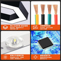 Round led pendant light - ideal for shopping malls, supermarkets, gyms, offices, and industrial spaces - hollow round design