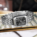 2025 new luxury dial stainless steel band women's watch - student fashion minimalist square quartz wristwatch - wholesale