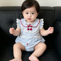 Summer sweet floral romper baby clothes girl outfit summer chic lightweight bodysuit
