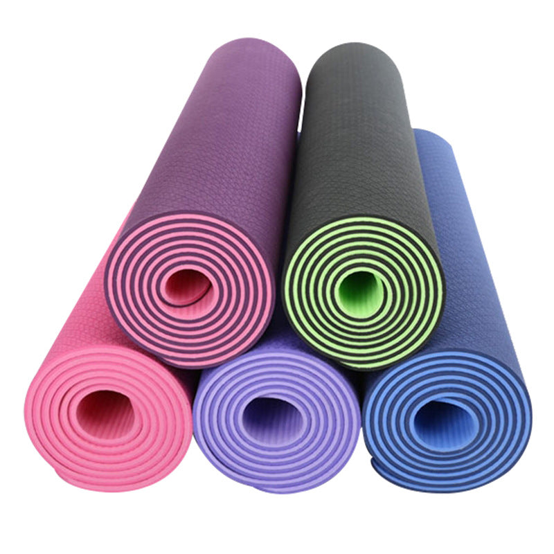 Tpe yoga mat manufacturer - eco-friendly wholesale, non-slip sports yoga fitness mat, anti-slip home use, women's shock absorption, sound insulation mat