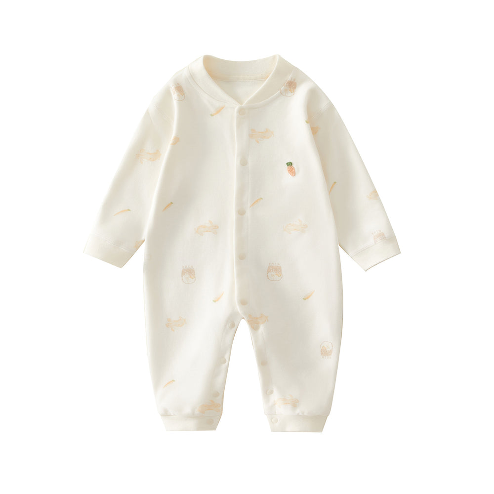 Babibele baby clothes pure cotton bottom intimates baby rompers pajamas spring autum newborn one-piece