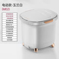 Heated foot bath bucket - automatic electric foot spa for home use - thermostatic foot soak with massage function