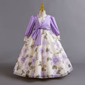 Export chiffon new arrivalkids dress pattern long sleeves princess dress little girl dresschildren dress