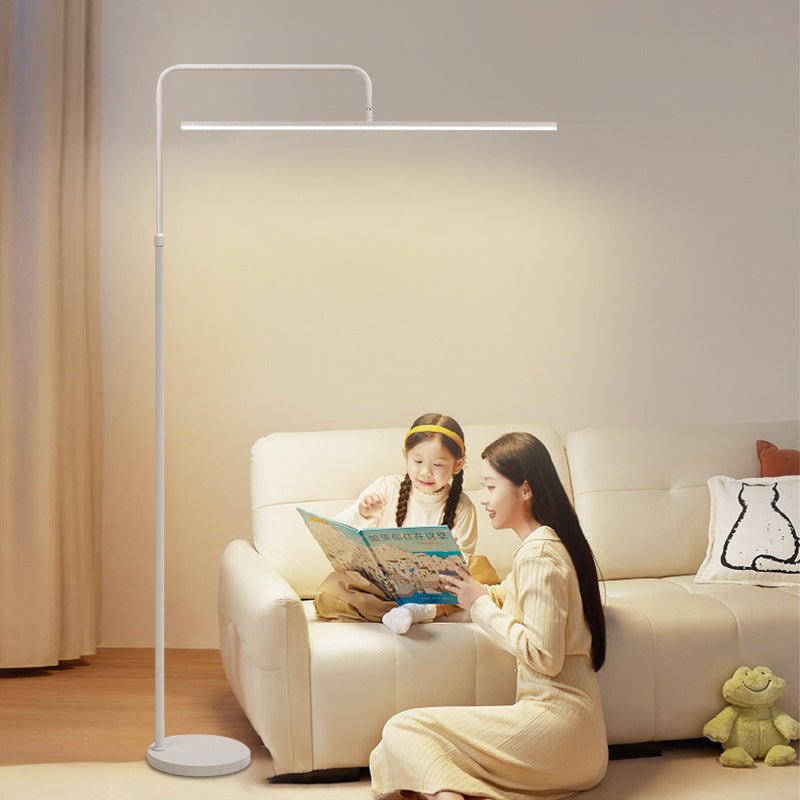 Eye-care floor lamp - perfect for studying, reading, and writing. designed for students and children, this full-spectrum, anti-myopia lamp eliminates shadows and is ideal for piano practice