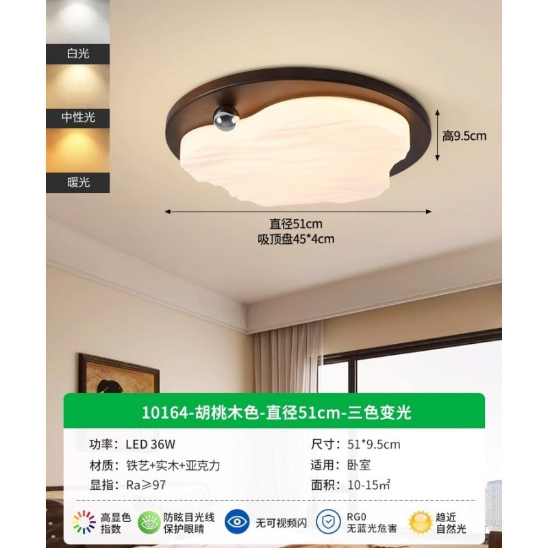Circle of Light Living Room Main Light 2025 New Modern Simple Atmospheric Ceiling Light Zhongshan Lighting Whole House Package 1