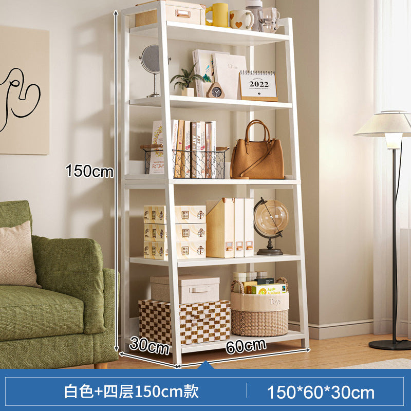 Shelf Shelf Floor-to-ceiling Bedroom Multi-layer Storage Living Room Storage Display Shelf Office Super Load-bearing Iron Shelf