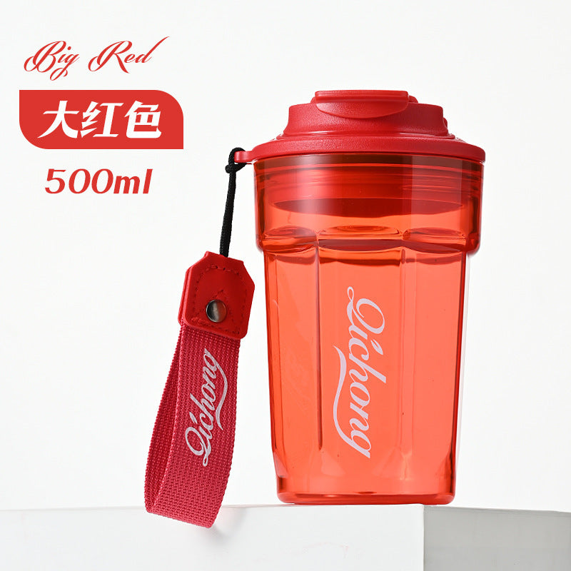 Influencer-approved, high-style car coffee cup: portable, outdoor, shatterproof, and perfect for students. customizable water bottle