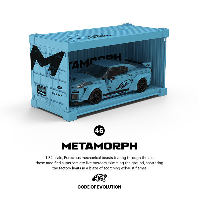 Pinbo pb844-50 fali f40 connor sports car li maland assembled model ornaments toys cross-border explosion