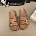 2026 new french-style flat sandals with skirt – stunning summer outdoor fashion beach shoes for women