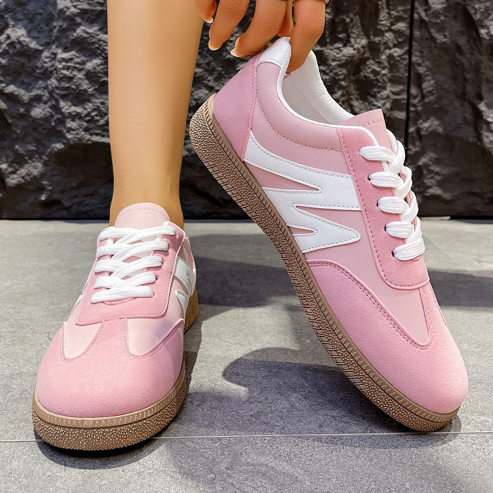 Amazon retro red german army trainers (gats) for women,  spring new collection, flat sole, export quality, student sneakers, casual athletic shoes